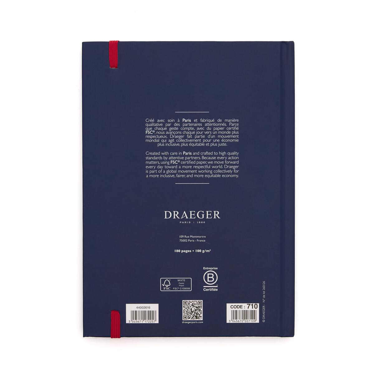 Carnet de Notes A5 Fleurs bleu 4