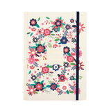 Carnet de Notes A5 Fleurs nude 1