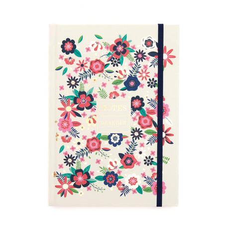 Carnet de Notes A5 Fleurs nude 1
