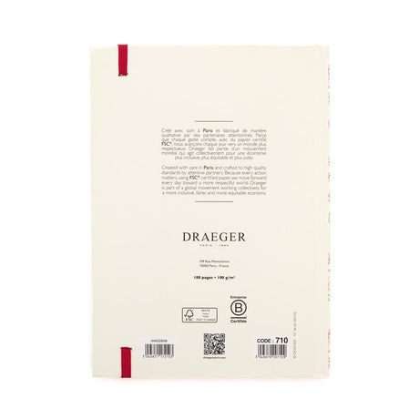 Carnet de Notes A5 Carreaux rose 4