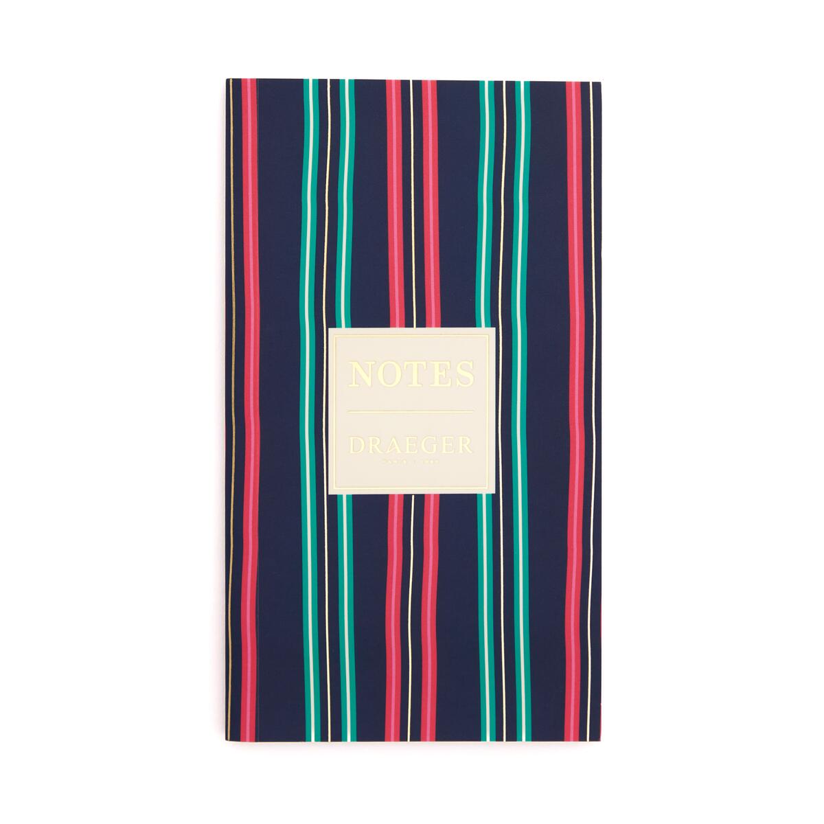 Petit carnet de Notes Rayures bleu 1