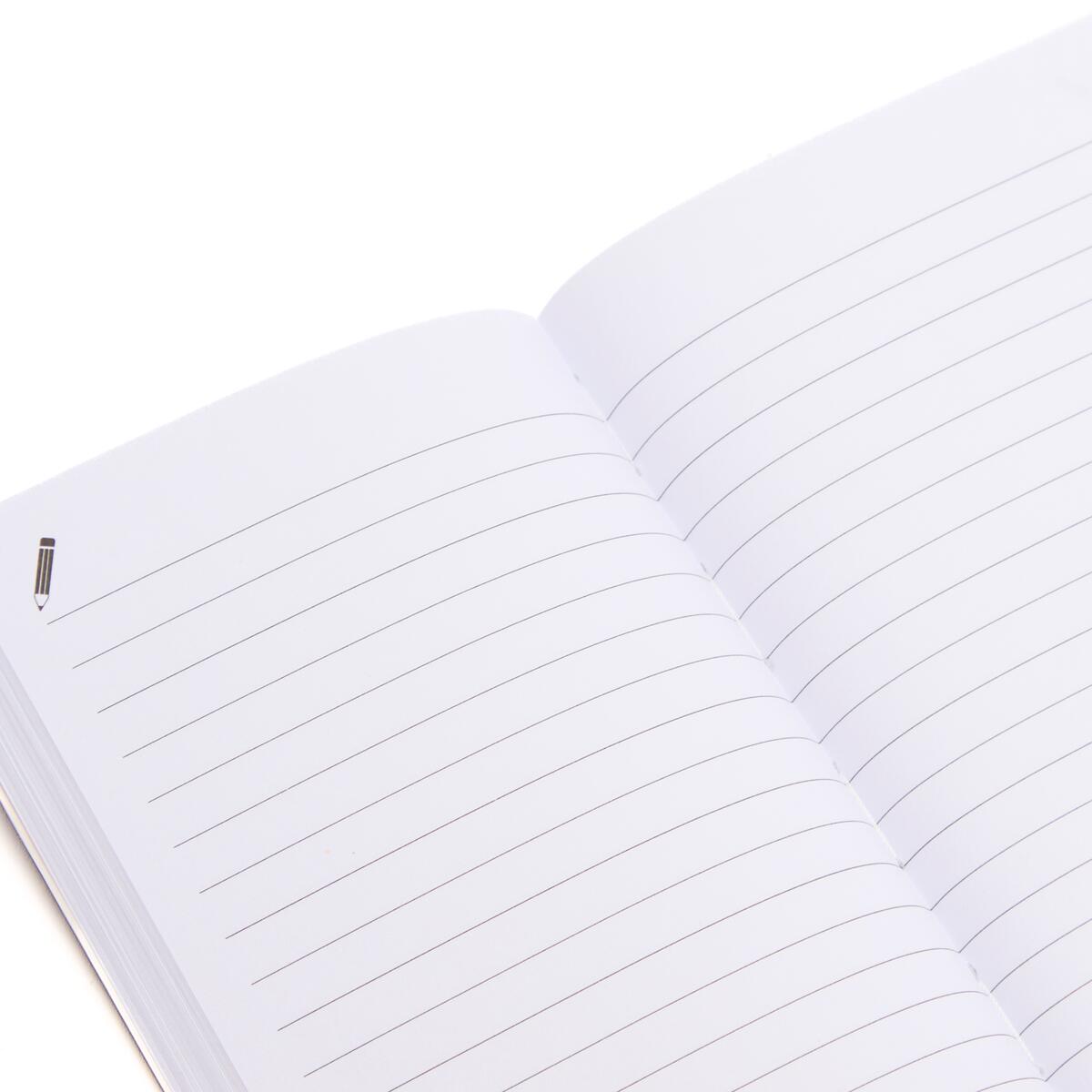Petit carnet de Notes Rayures bleu 3