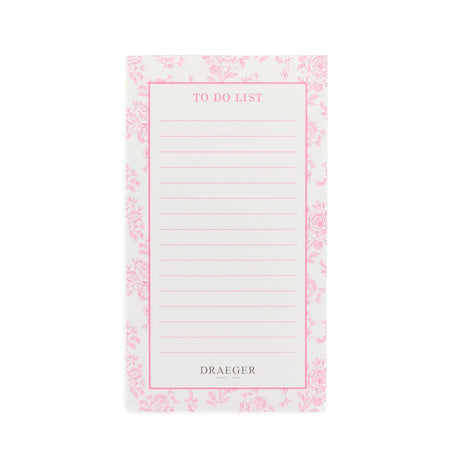 Bloc-Notes To-Do List Jouy rose 1