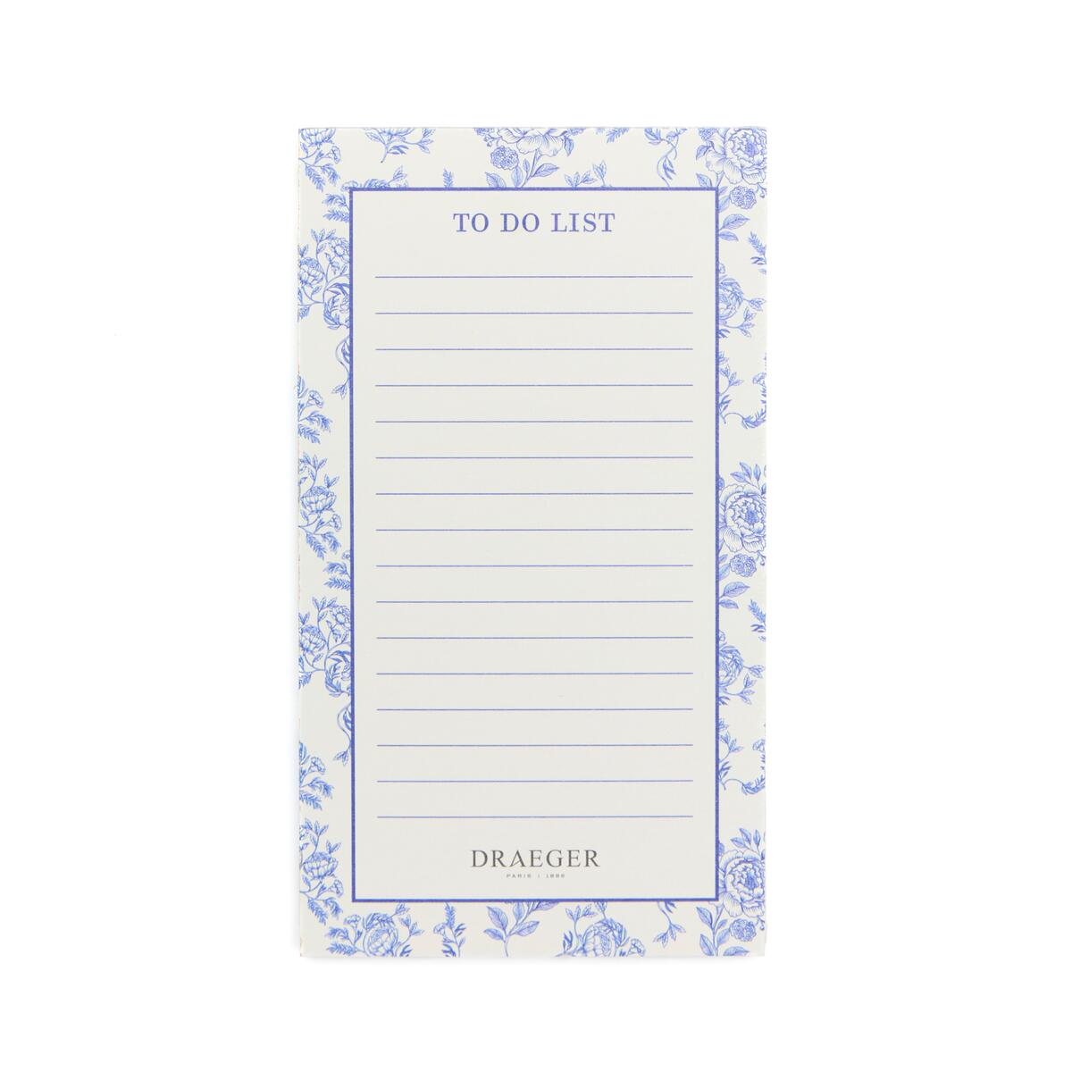 Bloc-Notes To-Do List Jouy bleu 1