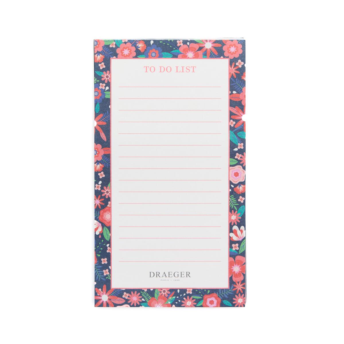 Bloc-Notes To-Do List Fleurs 1