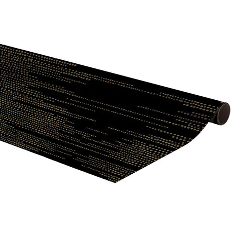 Papel de regalo - Champán negro y dorado