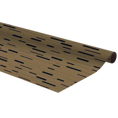 Papel de regalo - Negro y Dorado