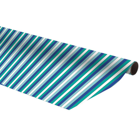 Papel de regalo - Rayas azules