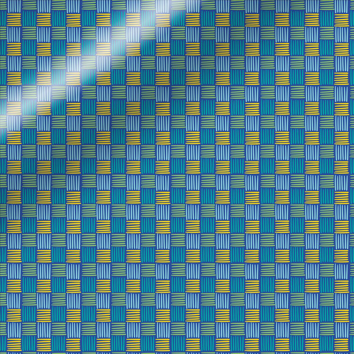 Papel de regalo - Azul y Amarillo