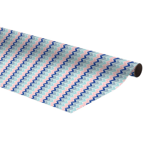 Papel de regalo - Azul y Rosa
