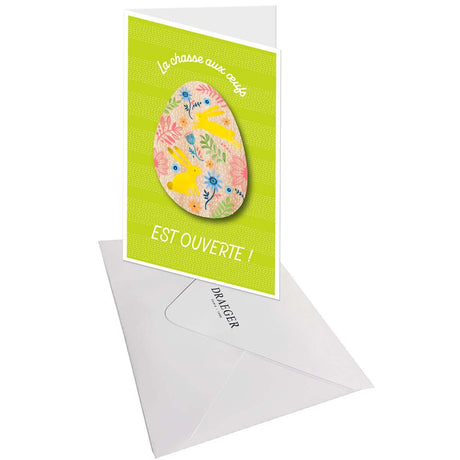 Tarjeta de Pascua - pollito suave