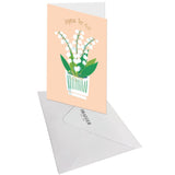 Tarjeta de Pascua - pollito suave