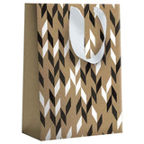 Bolsa de regalo con estampado geométrico - Formato grande