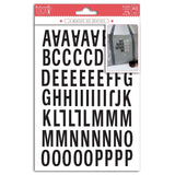 126 lettres thermocollantes - Noir Enjoy