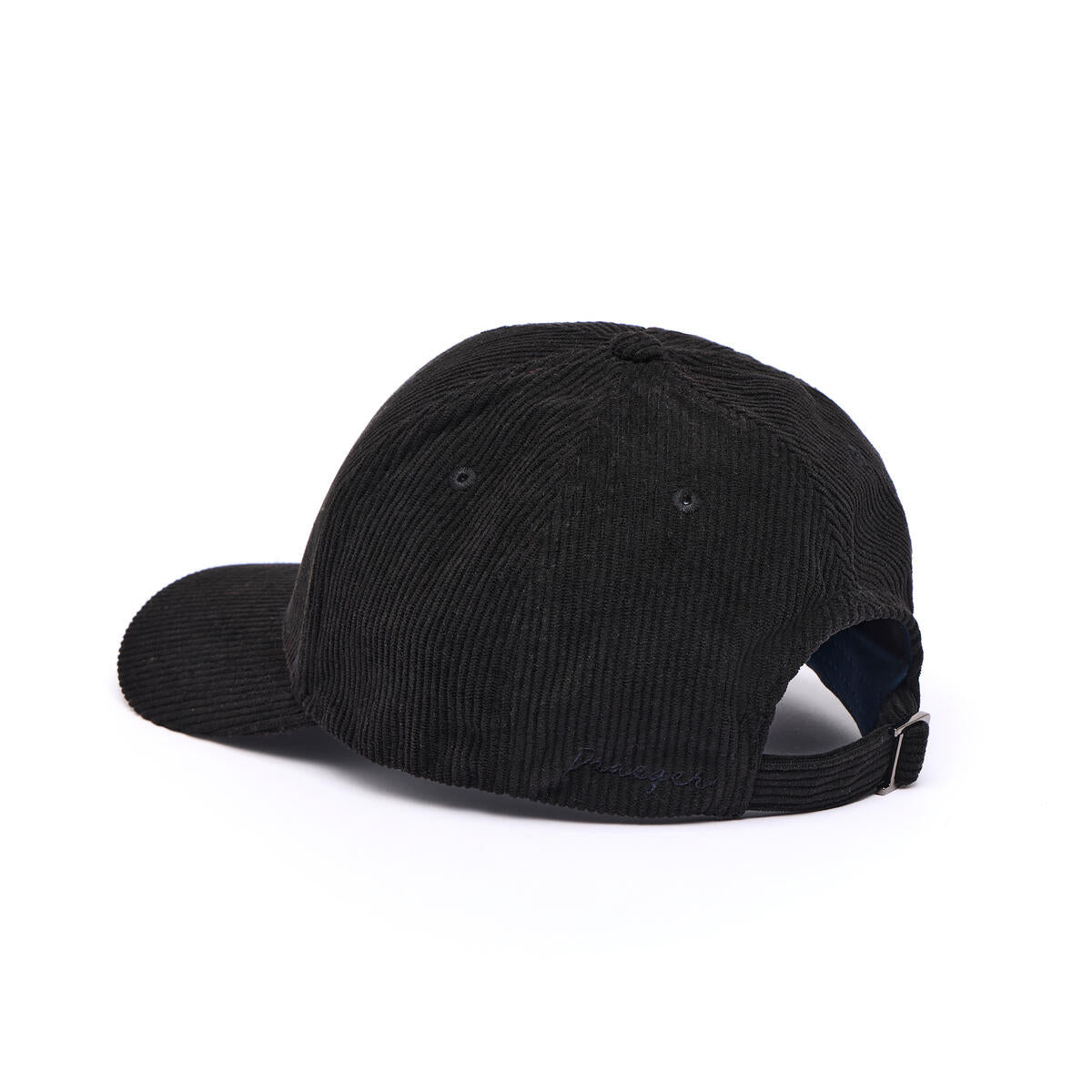 Casquette velours côtelé Noir 3