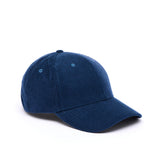 Casquette velours côtelé Marine 2