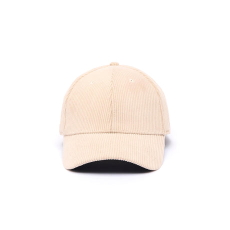 Casquette velours côtelé Ivoire 1