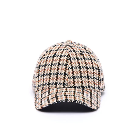 Casquette à motifs Marron 1