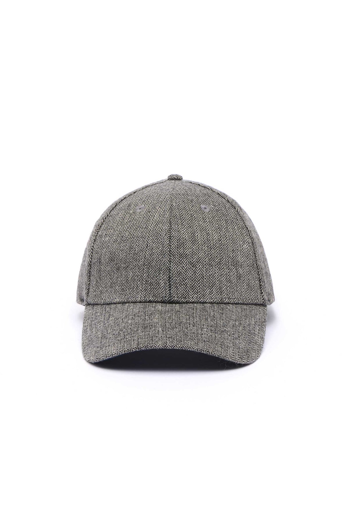 Gorra con estampado de pata de gallo