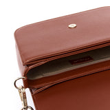 Sac bandoulière Camille Cognac 4