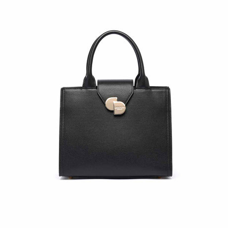 Petit Sac Cabas Camille - noir - face