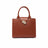 Petit Sac Cabas Camille - Cognac - Face