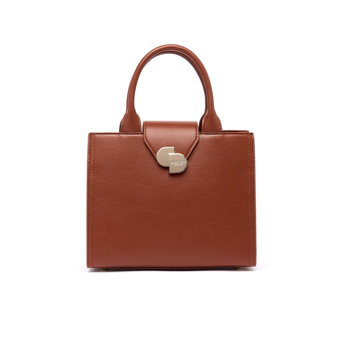 Petit Sac cabas Camille Cognac 1