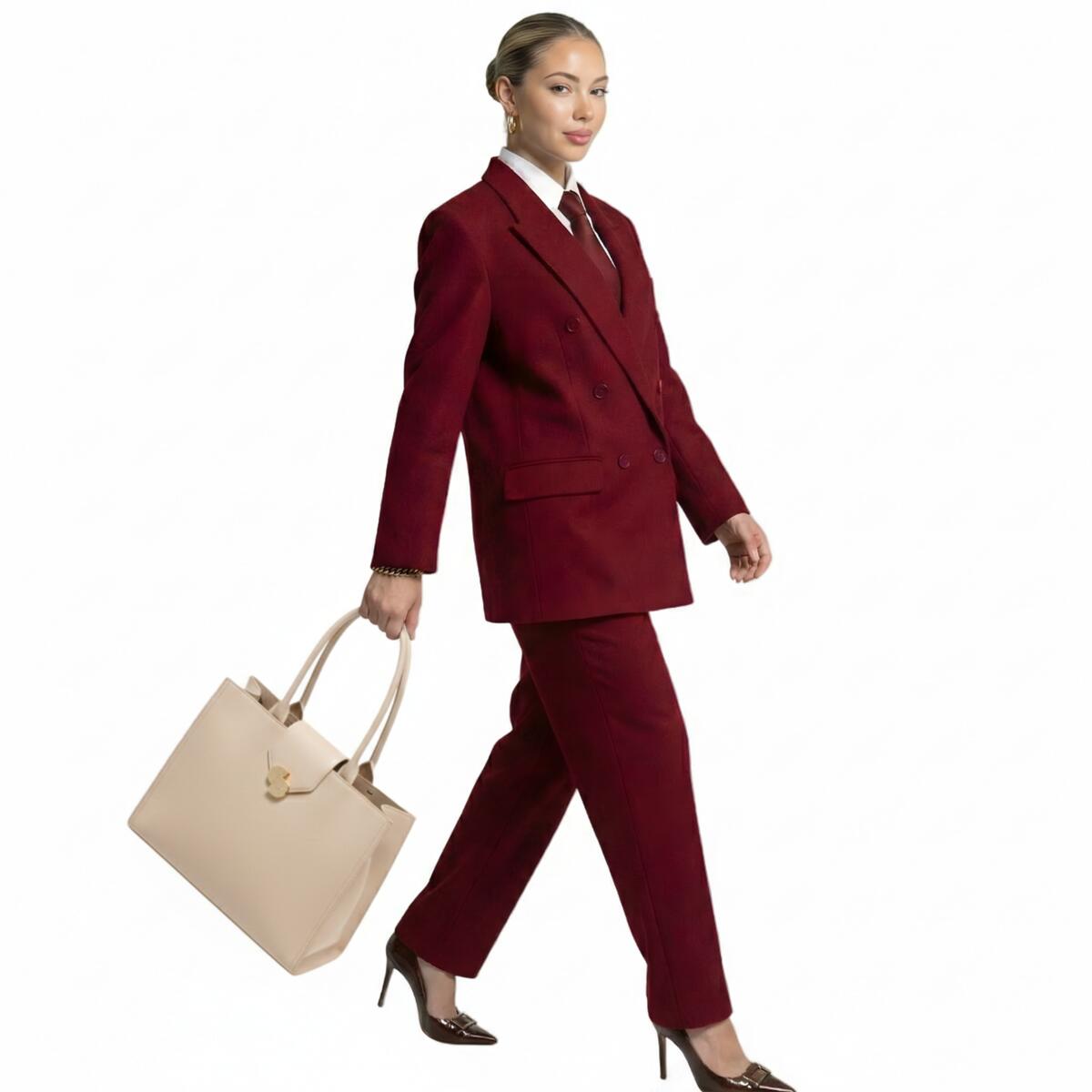 Grand Sac cabas Camille Ivoire 5