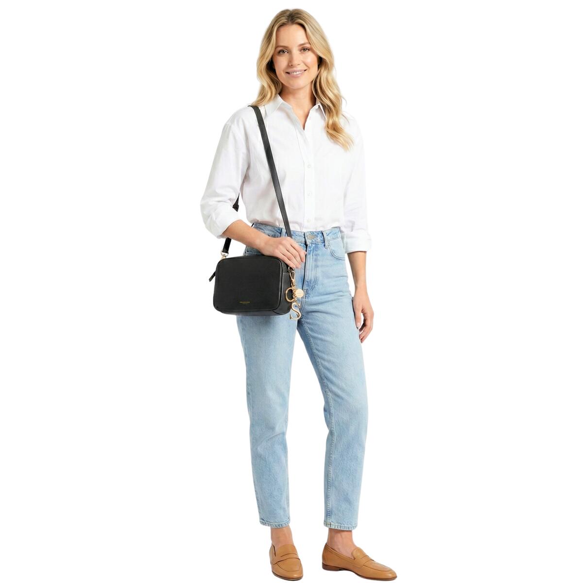 Sac bandoulière Anna Noir 5