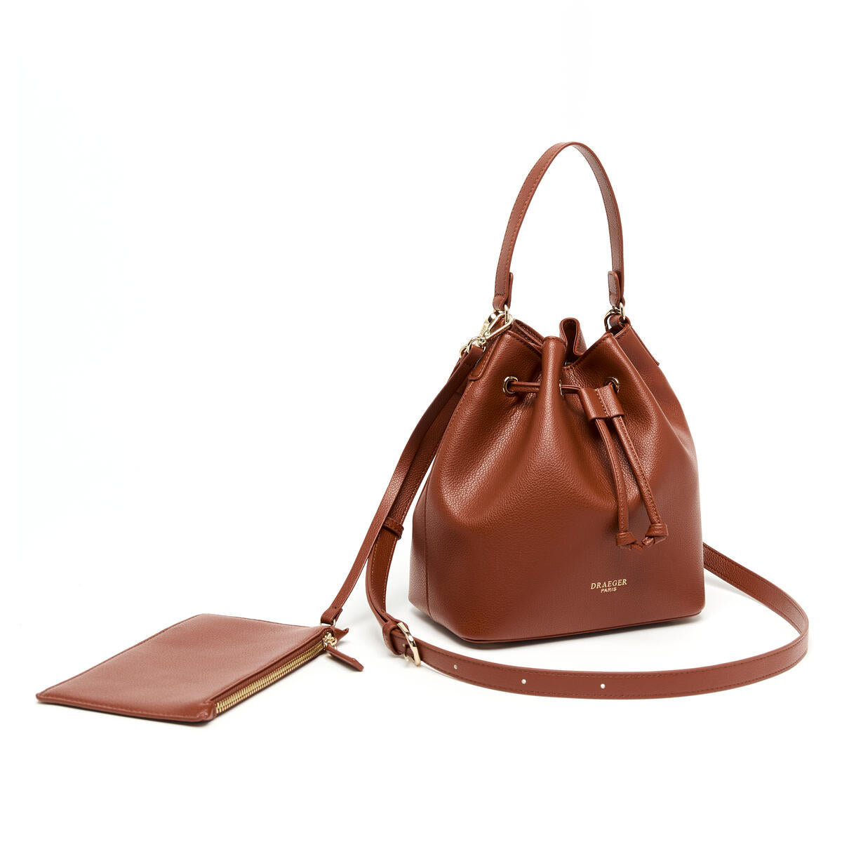 Sac bourse Anna Cognac 2