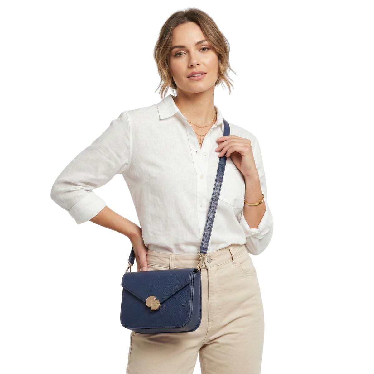 Sac bandoulière Camille Marine 5
