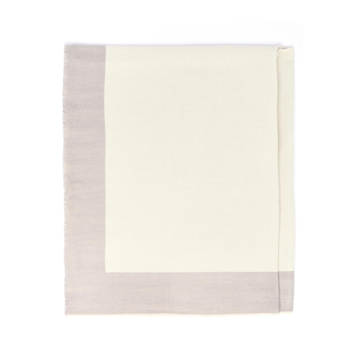 Cape Bicolore d'Hiver pour Femme Ivoire 3