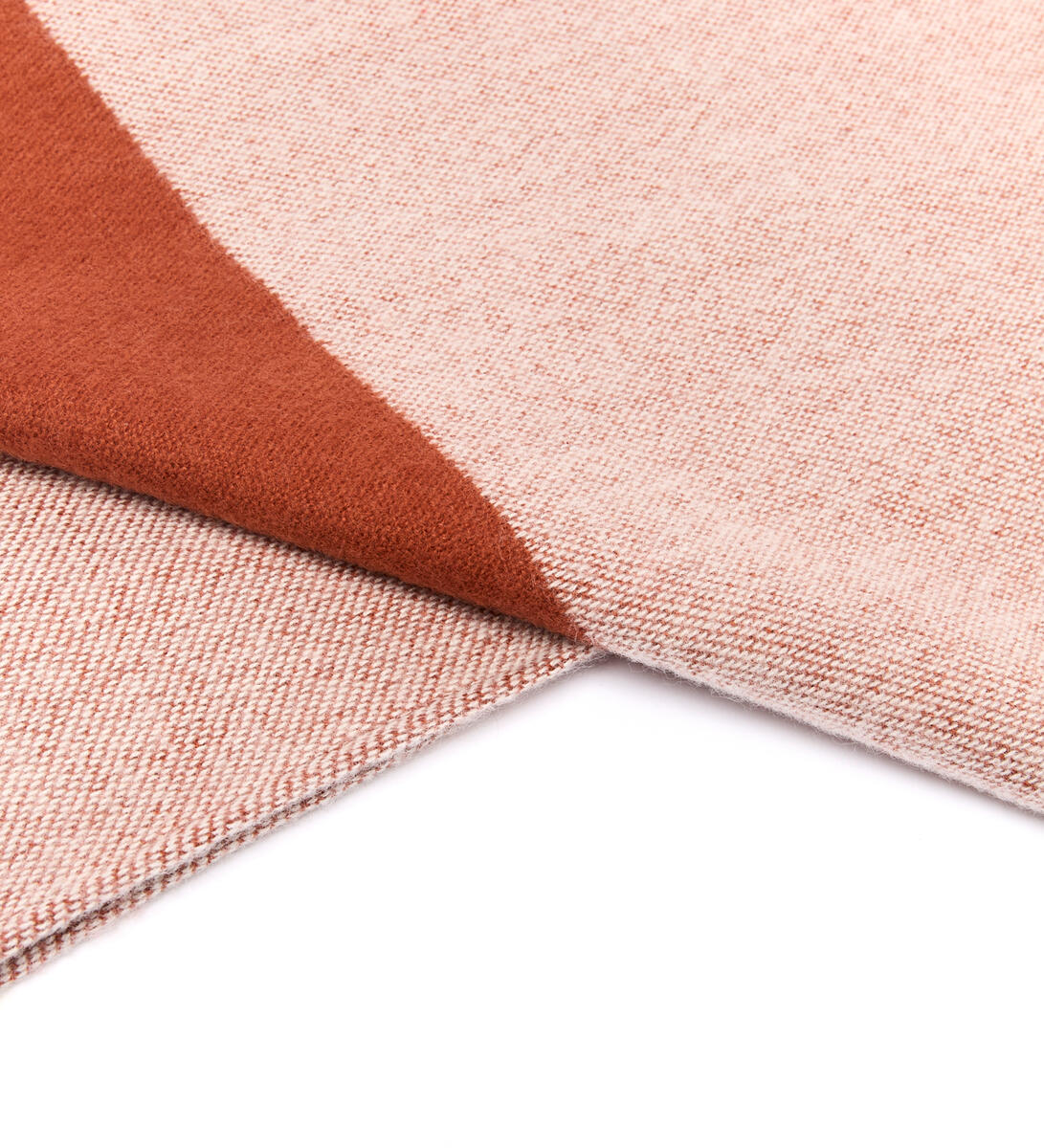 Cape Bicolore d'Hiver pour Femme Cognac 2