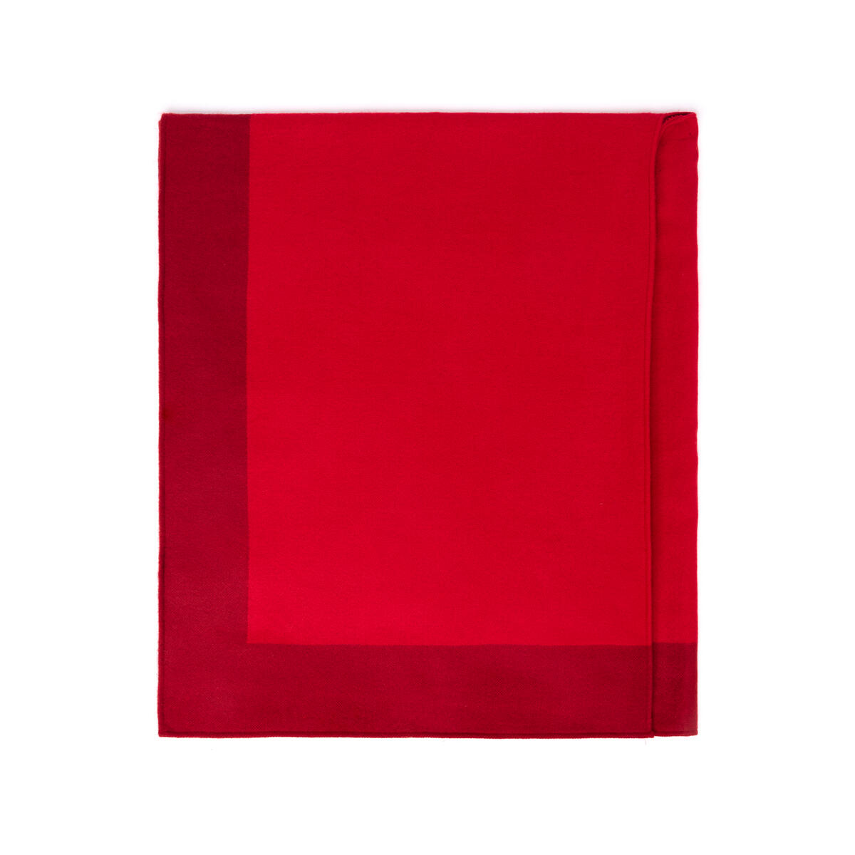 Cape Bicolore d'Hiver pour Femme Rouge 3