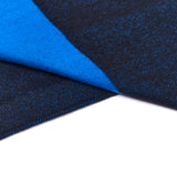 Cape Bicolore d'Hiver pour Femme Bleu roi 2