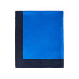 Cape Bicolore d'Hiver pour Femme Bleu roi 3