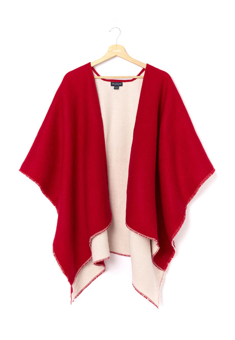 Capa de invierno reversible para mujer