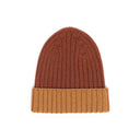 Gorro de lana bicolor
