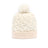 Bonnet Bicolore Avec Pompon en Laine