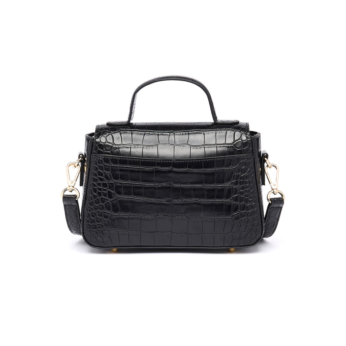 Sac à main Camille Croco Noir 3