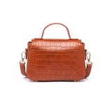 Sac à main Camille Croco Cognac 3