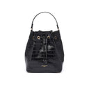 Sac bourse Anna Croco Noir 1