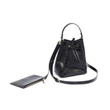 Sac bourse Anna Croco Noir 2