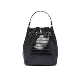 Sac bourse Anna Croco Noir 3