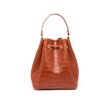 Sac bourse Anna Croco Cognac 3