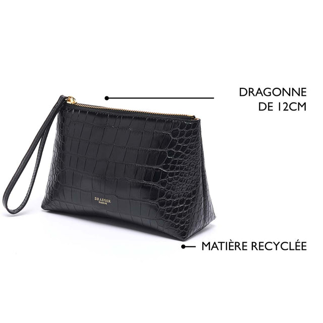 Grande Pochette Croco - Plusieurs Coloris