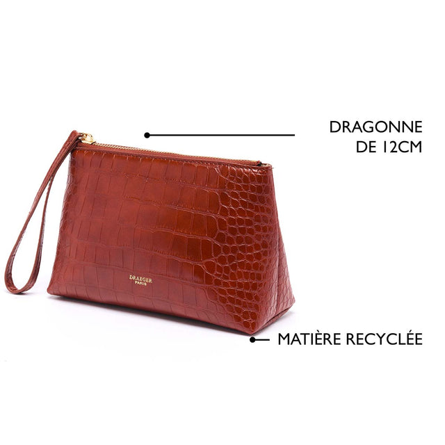 Grande Pochette Croco - Plusieurs Coloris