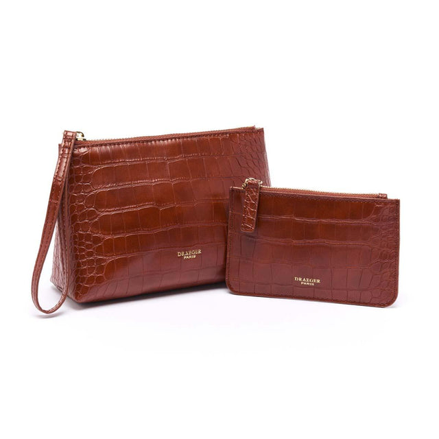 Petite Pochette Croco - Cognac Croco Cognac 3