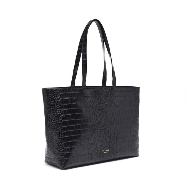 Tote Bag Croco Noir 2