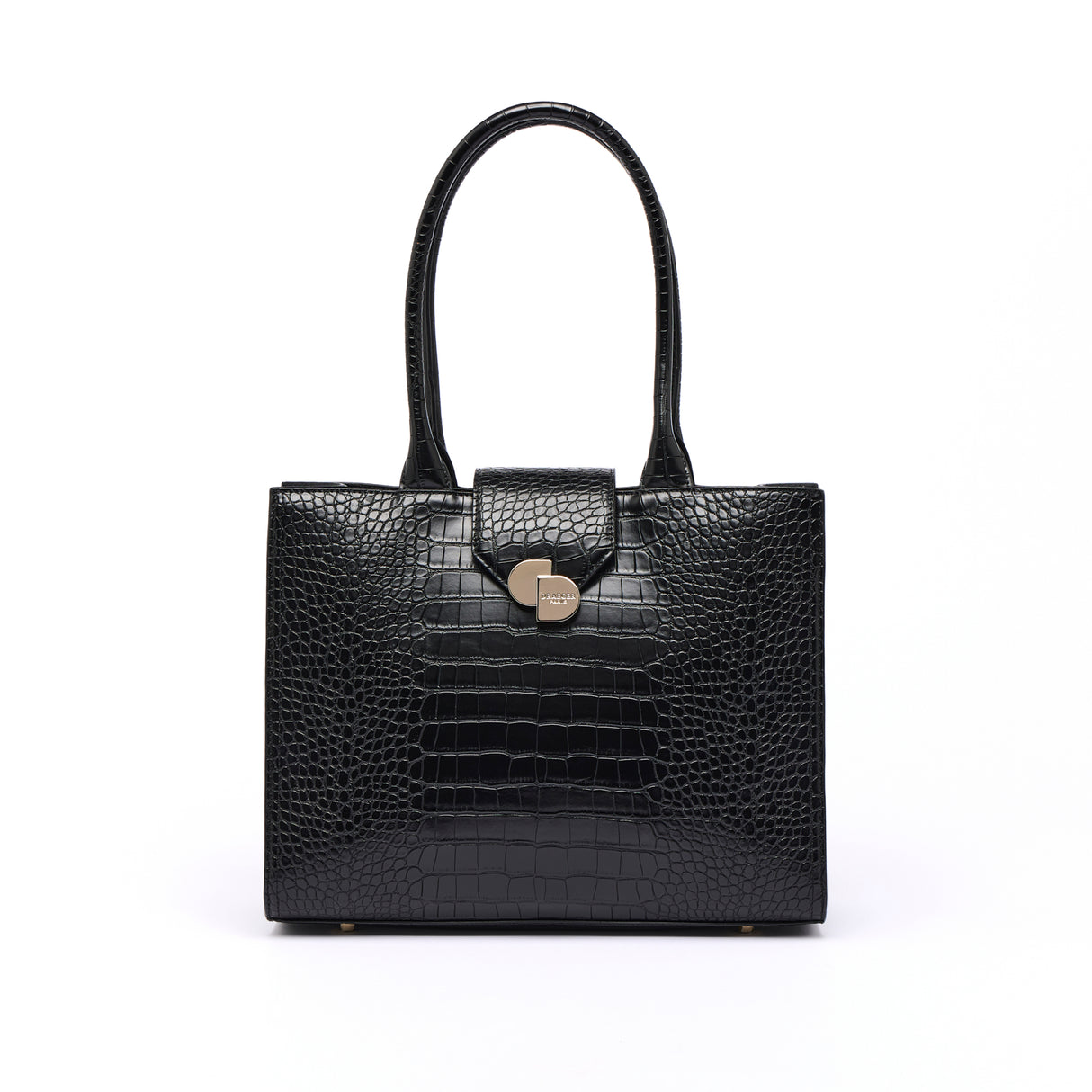 Bolso Tote Camille Grande De Cocodrilo